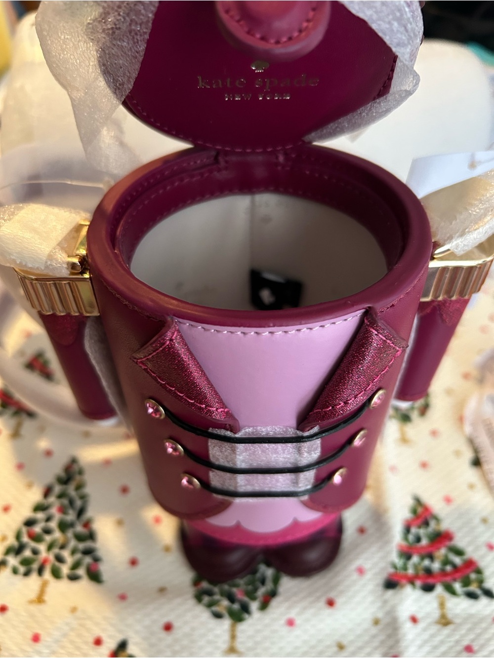 ✨ Kate Spade Oh What Fun 3D Nutcracker 💂 Crossbody Novelty New - Picture 3 of 5